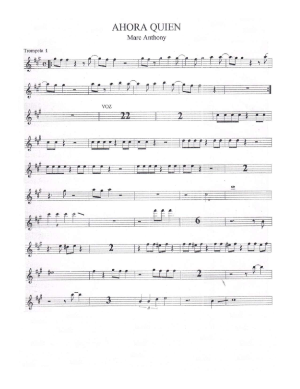 La imagen puede contener una previsualizacion de una partitura